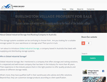 Tablet Screenshot of burlingtonoutletvillage.com